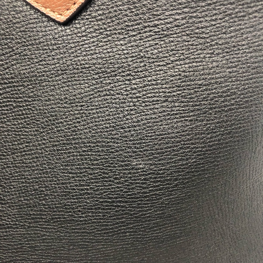 Burberry Medium Banner Tote Black and Brown Leather - Picture 9 of 11